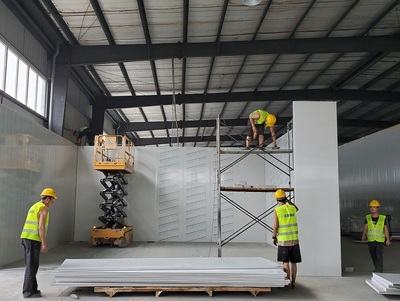 四川达州700立方米茶叶冷藏保鲜库工程设计建造方案与房屋建筑工程施工集成报告