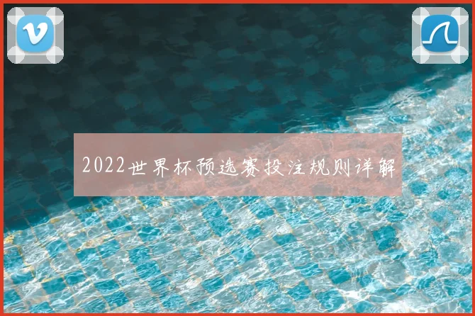 2022世界杯预选赛投注规则详解